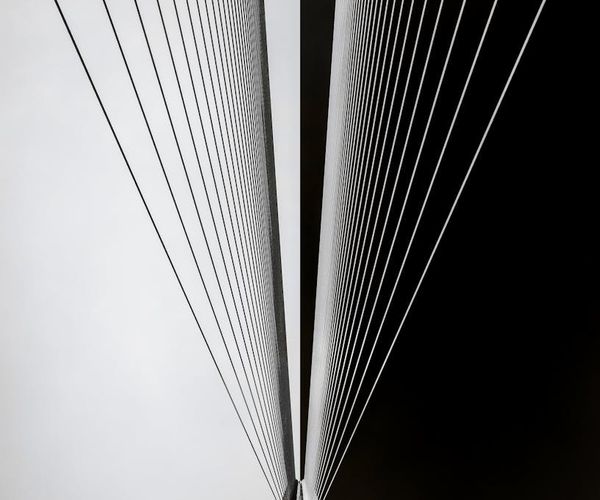 Symmetrical abstract lines showing order and regularity